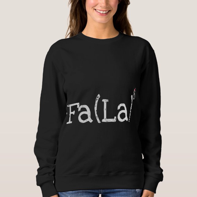 Sweatshirt Nerd de Noël amusant - Mignonne Math Fa La La La L (Devant)