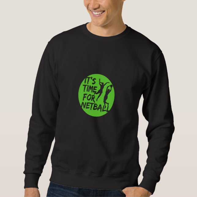 Sweatshirt Netball for girls women players coaches equipment (Devant)