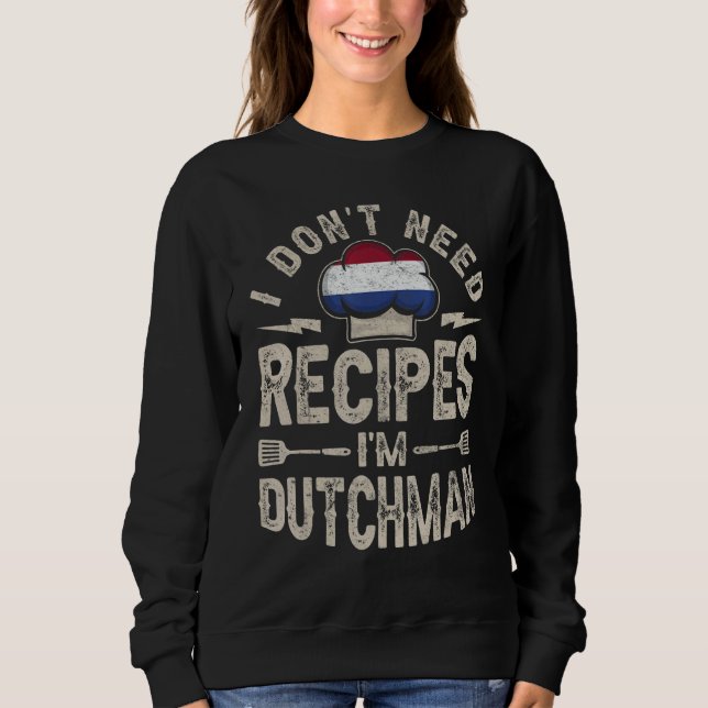 Sweatshirt Netherlands Flag Proud Dutch People Men & Women (Devant)