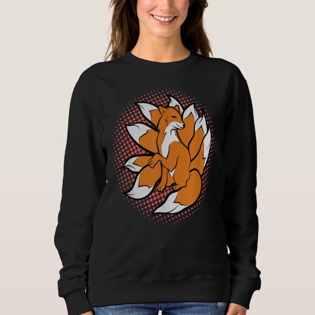 Sweatshirt Neuf Kitsune japonais Fox Kami Inari pour Gi (Devant)