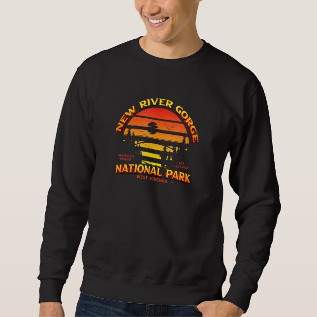 Sweatshirt New River Gorge National Park West Virginia Usa So (Devant)