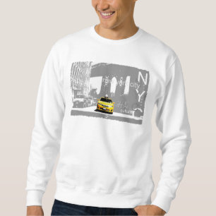 Sweatshirt New York City Ny Brooklyn Bridge Taxi jaune