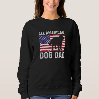 Sweatshirt Newfoundland Distressed Patriotic All American USA