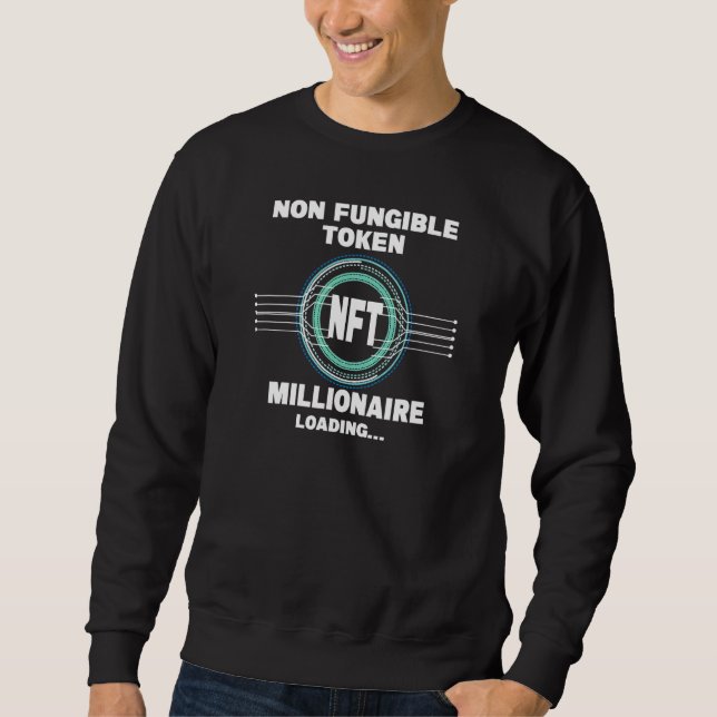 Sweatshirt Nft Digital Assets Solana Nft Cryptocurren (Devant)