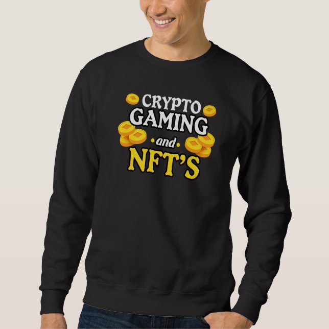 Sweatshirt Nft Jeux vidéo Crypto Jeu Jeu (Devant)