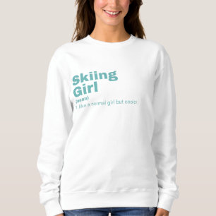Sweatshirt ng Girl - Ski