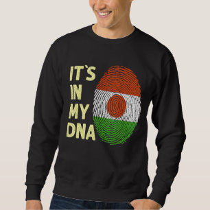 Sweatshirt Niger Dans Mon Dna Nigerien Flag Team Nigeria
