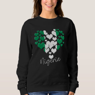 Sweatshirt Nigeria Nigeria Drapeau Afrique Fière Amour du Coe