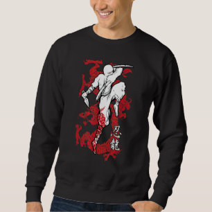 Sweatshirt Ninja Dragon Culture Japonaise Shinobi Guerrier