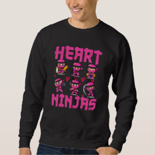 Sweatshirt Ninjas du cœur aiment la culture japonaise esthéti