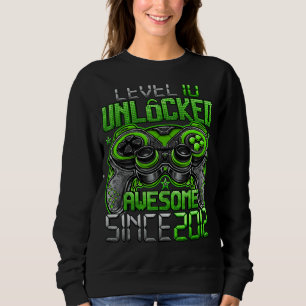 Sweatshirt Niveau 10 déverrouillé stupéfiant depuis 2012 10e