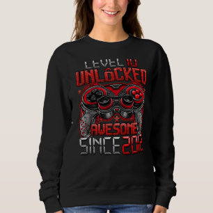 Sweatshirt Niveau 10 déverrouillé stupéfiant depuis 2012 10e
