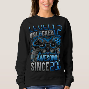 Sweatshirt Niveau 12 Déverrouillé stupéfiant depuis 2010 12e