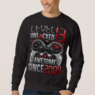Sweatshirt Niveau 13 Déverrouillé stupéfiant depuis 2009 13e