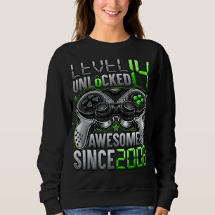 Sweatshirt Niveau 14 Déverrouillé stupéfiant depuis 2008 14e