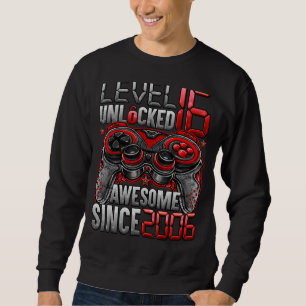 Sweatshirt Niveau 16 Déverrouillé stupéfiant depuis 2006 16e