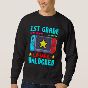 Sweatshirt Niveau 1ère année débloqué Joueur Premier Jour D'é