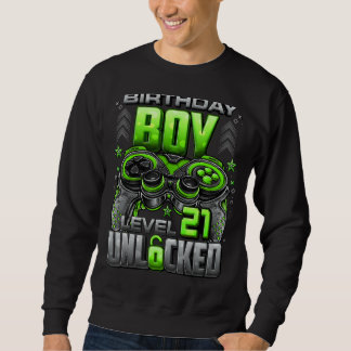 Sweatshirt Niveau 21 Déverrouillé stupéfiant depuis 2001 21e 
