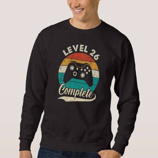 Sweatshirt Niveau 26 Terminer le 26e anniversaire du Mariage  (Devant)
