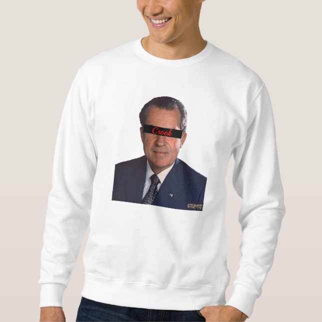 Sweatshirt Nixon est un escroc (Devant)