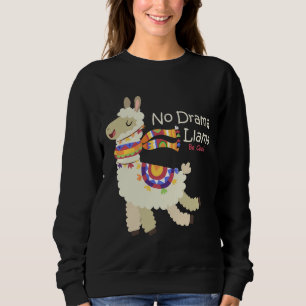Sweatshirt No Drama Llama