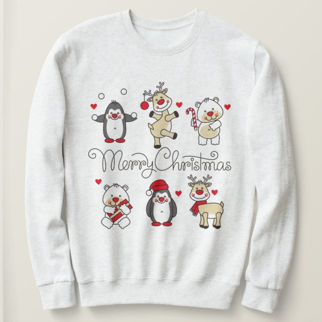 Sweatshirt Noël (Design devant)