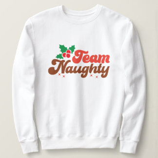 Sweatshirt Noël coquin de l'équipe