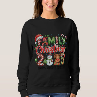 Sweatshirt Noël de famille assorti 2025