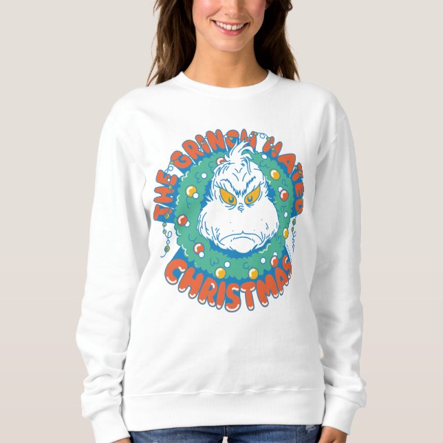 Sweatshirt Noël de Grinch haï (Devant)