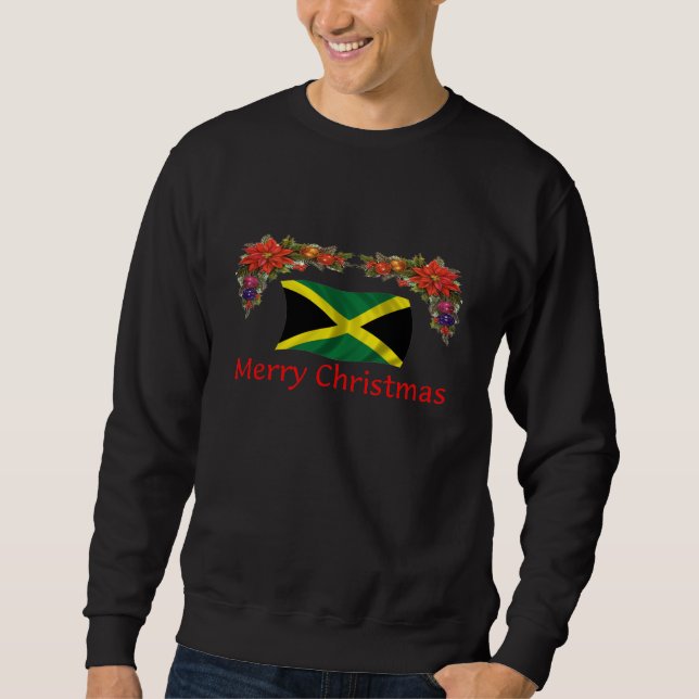 Sweatshirt Noël de la Jamaïque (Devant)