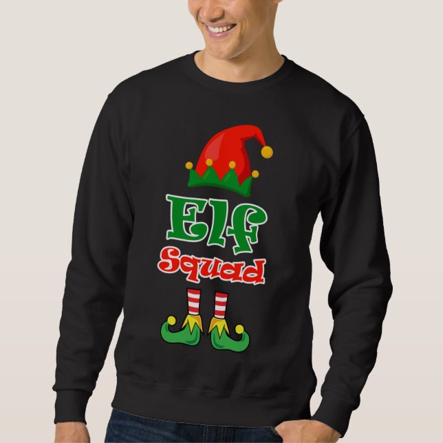 Sweatshirt Noël de l'Elf Squad (Devant)