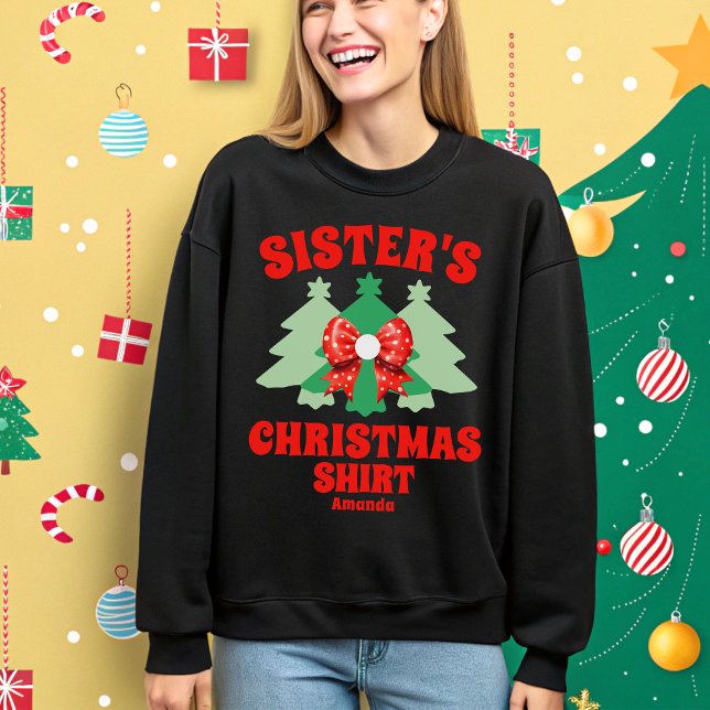 Sweatshirt Noël de Soeur personnalisée (Créateur téléchargé)