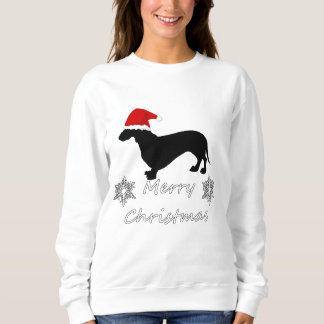 Sweatshirt Noël de teckel