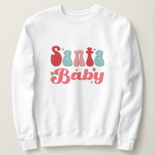 Sweatshirt Noël des bébés père Noël