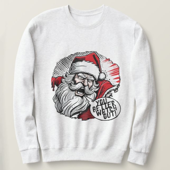 Sweatshirt Noël drôle (Design devant)