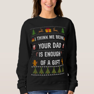 Sweatshirt Noël Drôle Pour Papa Papa Papa Papa Noël Douleur L