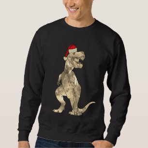 Sweatshirt Noël Drôle T Rex Scary Festival Dinosaur Humour