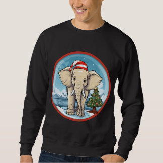 Sweatshirt Noël éléphant