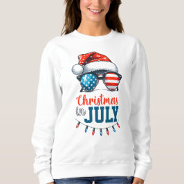 Sweatshirt Noël en juillet