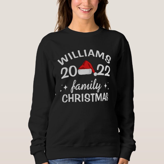 Sweatshirt Noël familial personnalisé (Devant)