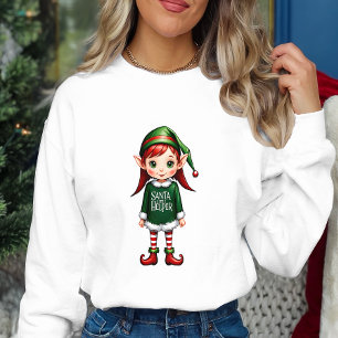 Sweatshirt Noël festif de Santas Little Helper Elf