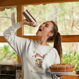 Sweatshirt Noël Kangaroo, personnalisable