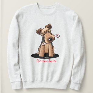 Sweatshirt Noël KiniArt Welsh Terrier