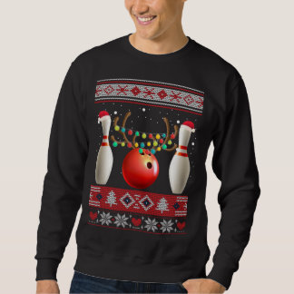 Sweatshirt Noël laid de bowling