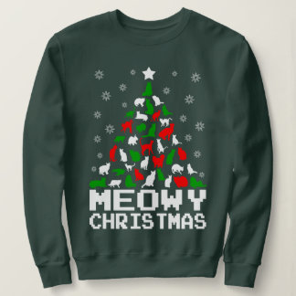 Sweatshirt Noël Meowy - idées cadeaux de Noël 2022