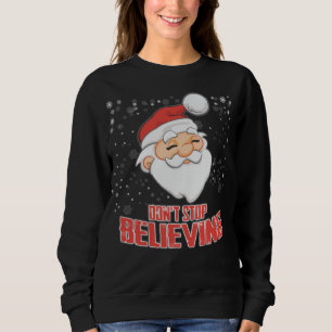 Sweatshirt Noël mignon - Drôle Père Noël Snow Family Noël Par