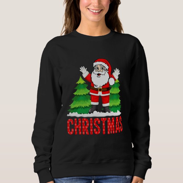 Sweatshirt Noël père Noël (Devant)