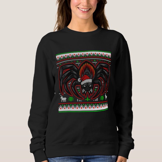 Sweatshirt Noël Tarantula propriétaire cadeau Araignée amant  (Devant)