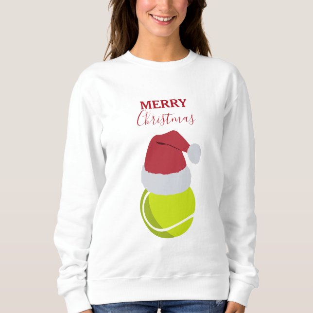 Sweatshirt Noël Tennis Sports Ball (Devant)