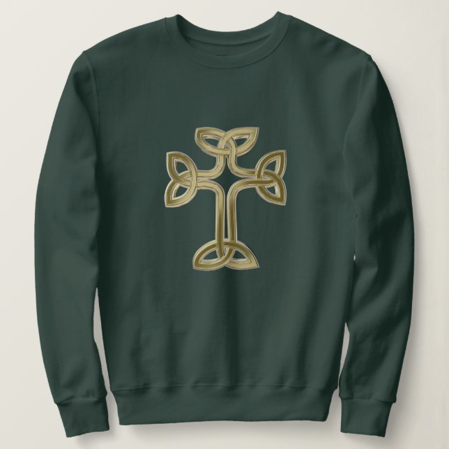 Sweatshirt noeud de croix celtique (Design devant)